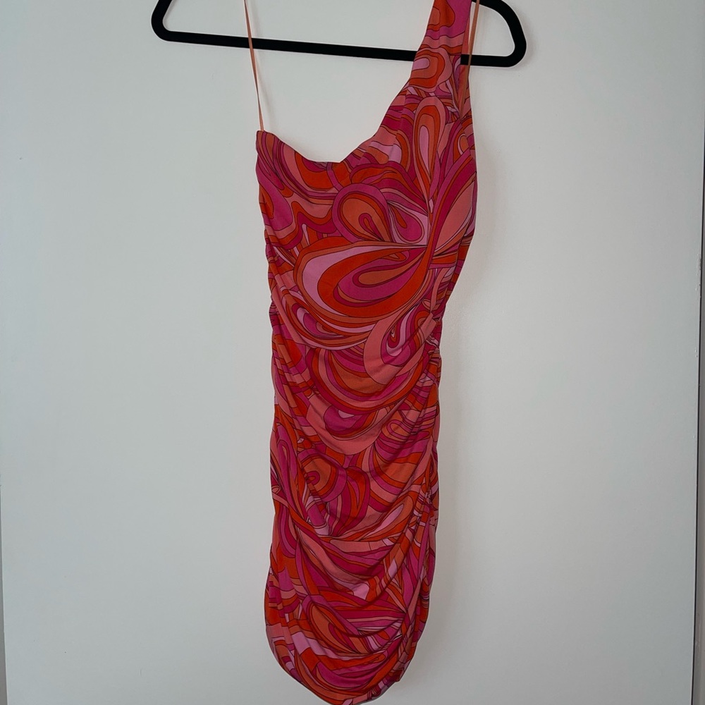 Bright Patterned Mini Dress